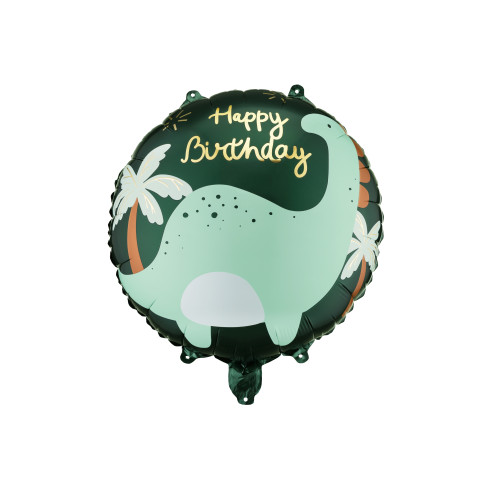 Fóliový balón Brontosaurus Happy Birthday 35×35 cm