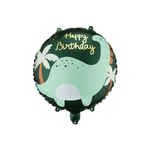 Balon od folije Brontosaurus Happy Birthday 35 × 35 cm