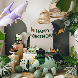 Fóliový balón Brontosaurus Happy Birthday 35×35 cm