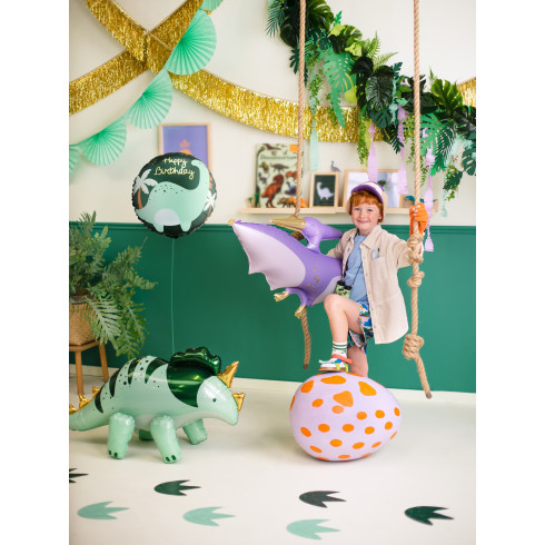 Fóliový balón Brontosaurus Happy Birthday 35×35 cm