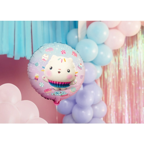 Balon folie Cakey 35 cm – rotund colorat pentru petrecere