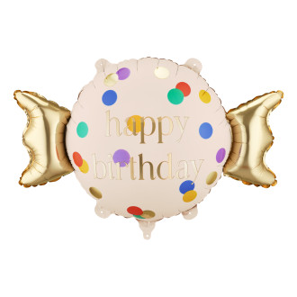 Foli balon Candy Happy Birthday, razne boje