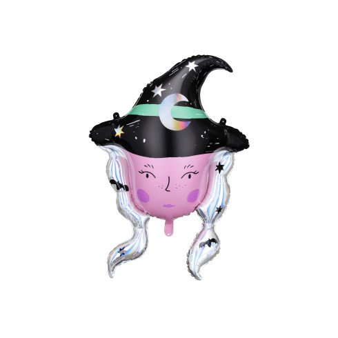 Fólia lufi Boszorkány 73,5×101 cm – színes, Halloweenre