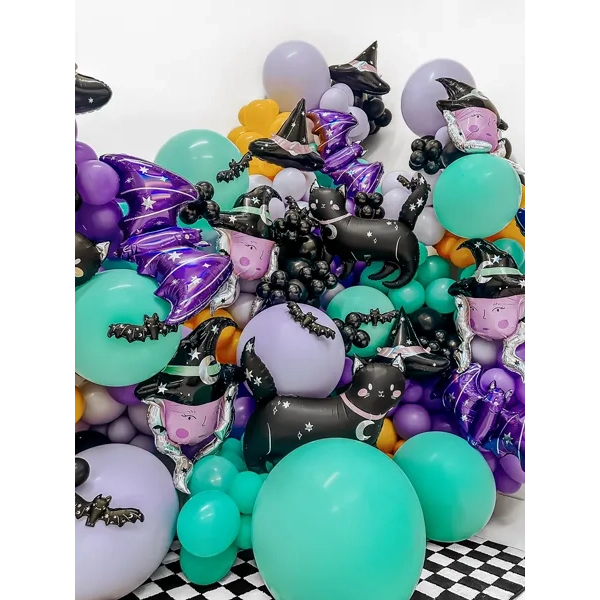 Balon folie Vrăjitoare 73,5x101 cm – color, pentru Halloween