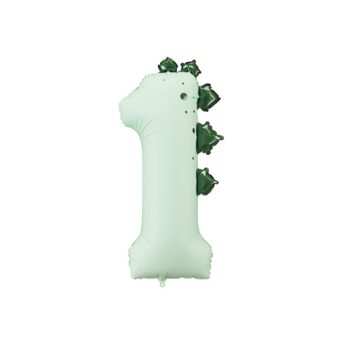 Dínós fólia lufi szám 1, menta színű, 92 cm