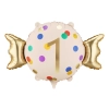 Fólia lufi, cukorka, 1-es szám, bézs-arany, 61×37 cm
