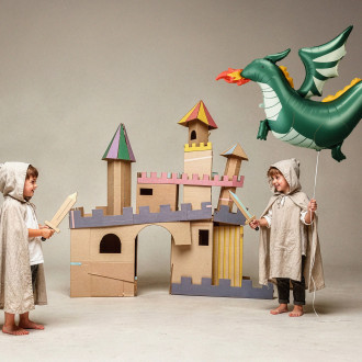 Fol balon zmaj, mješavina boja, 120x90 cm