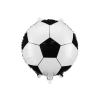 Fólia lufi futball labda 35 cm – fekete-fehér, héliummal és levegővel is fújható