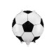 Fólia lufi futball labda 35 cm – fekete-fehér, héliummal és levegővel is fújható