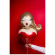 Foli balon Girl u kremasto crvenoj boji