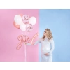 Balon folie GIRL rozé-auriu 77x70 cm