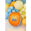 Palloncino in foil a sfera Minions mix di colori 50 cm
