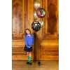 Balon din folie Harry Potter HP, negru, 35 cm