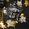 Balon od folije zvijezda Happy New Year