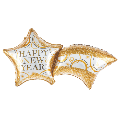 Folijski balon zvijezda za novogodišnju zabavu 106x55 cm