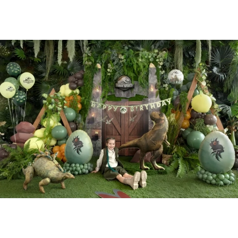 Fóliový balón Jurassic World Dinosaur Egg zelený