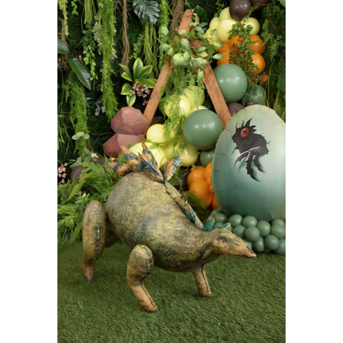Balon folie Jurassic World Stegosaurus, verde-maro, autoportant