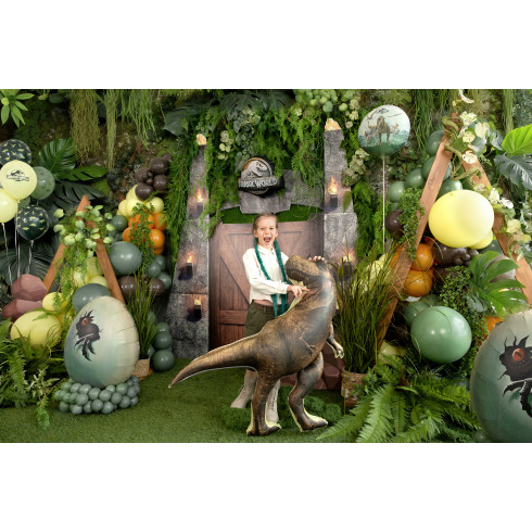 Fóliový balón Jurassic World T-Rex hnedý