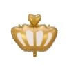 Balon folie coroană auriu 52x42 cm – decorațiune pentru petrecere