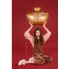 Balon folie coroană auriu 52x42 cm – decorațiune pentru petrecere