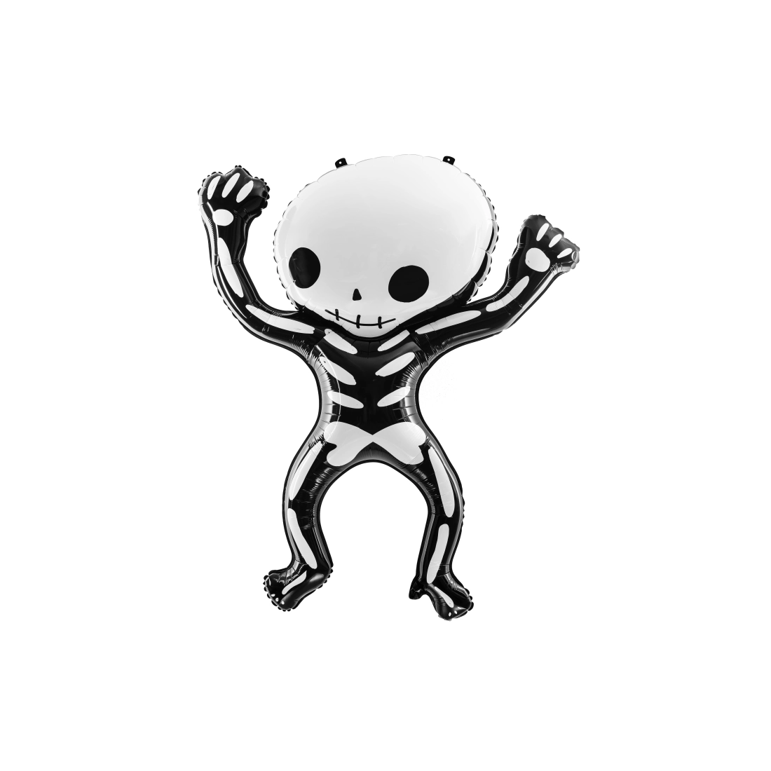 Balon folie schelet negru 84x100 cm – decorațiune de Halloween