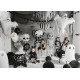 Fólia lufi csontváz fekete 84x100 cm – Halloween dekoráció