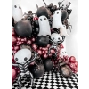 Balon folie schelet negru 84x100 cm – decorațiune de Halloween
