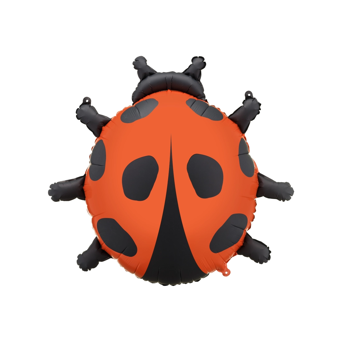 Balon folie Buburuză roșu 85x83 cm – potrivit pentru heliu și aer