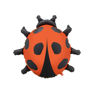 Folijski balon Pikapolonica rdeča 85 x 83 cm – primeren za helij in zrak