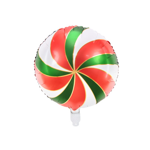Fólia lufi Lollipop, matt, piros-zöld, 35 cm Fólia lufi Lollipop, matt, piros-zöld, 35 cm
