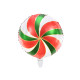 Fólia lufi Lollipop, matt, piros-zöld, 35 cm Fólia lufi Lollipop, matt, piros-zöld, 35 cm