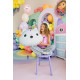 Foliasti balon Mačka Cakey 67 × 43 cm – mešanica barv