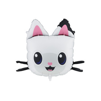 Cica Fej Fólia Lufi 65x57 cm – Héliummal vagy levegővel