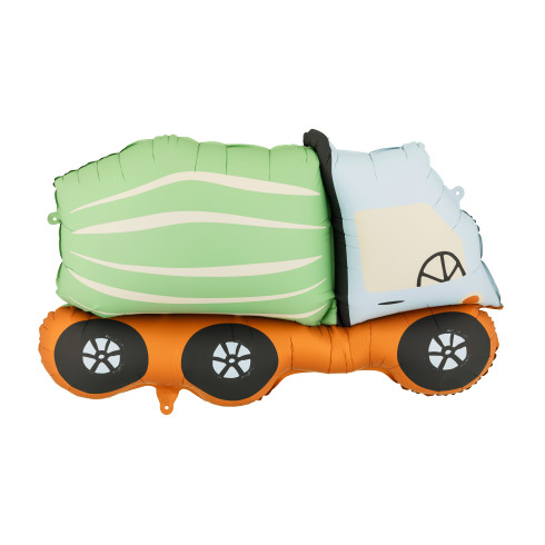 Fóliový balón miešačka betónu mix farieb