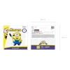 Palloncino in foil Minion Mel blu-giallo