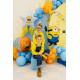 Fóliový balón Minion Mel modro žltý