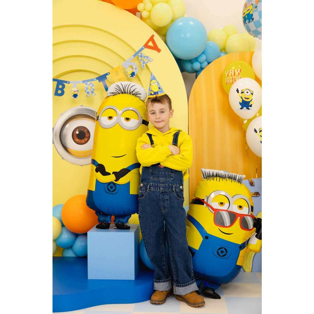 Palloncino in alluminio Minion Tim per party