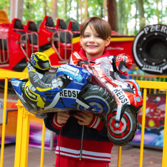 Fóliový balón motorka modrá