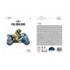 Folijski balon motor plavi