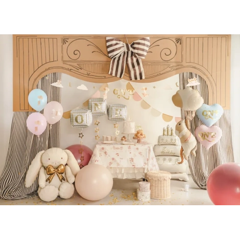 Fóliový balón myška s balónikmi mix farieb