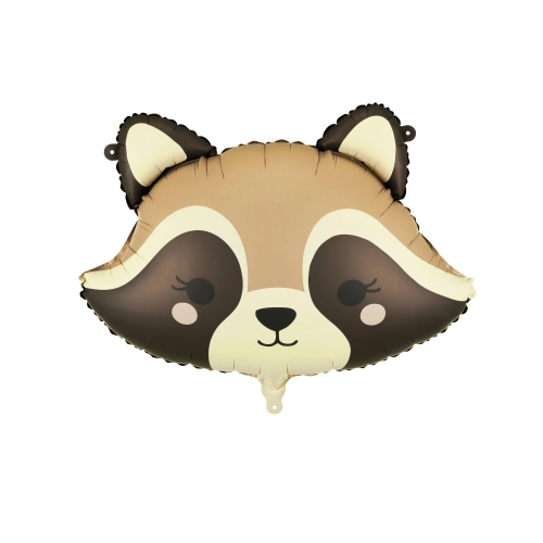 Fóliový balón mýval hnedý 59x39 cm