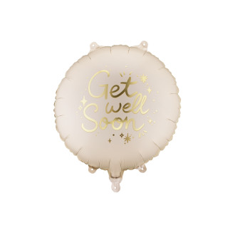 Okrugli folijski balon Get Well Soon, razne boje