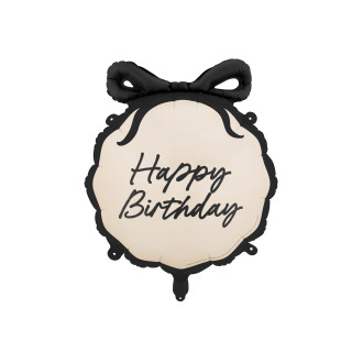 Fóliový balón okrúhly Happy Birthday mix farieb