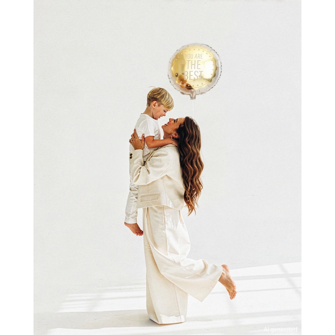 Kerek fólia lufi You Are The Best, vegyes színek