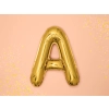 Fólia lufi A betű arany színben bulira