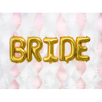 Fóliový balón písmeno B gold na párty