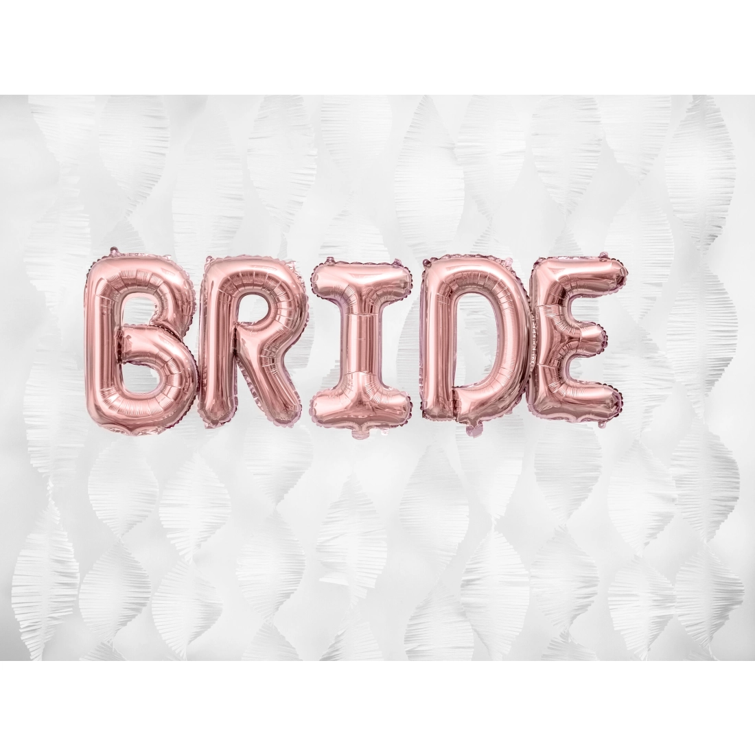 Fólia lufi B betű rose gold bulira