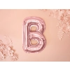 Fólia lufi B betű rose gold bulira