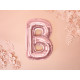 Fóliový balón písmeno B rose gold na párty