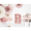 Fólia lufi B betű rose gold bulira
